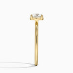 Gwen Perfect Fit Solitaire Ring Yellow Gold 18k Round Engagement Ring