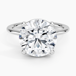 Gwen Perfect Fit Solitaire Ring Platinum Round Engagement Ring