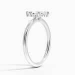 Gwen Perfect Fit Hidden Halo Diamond Ring Platinum Marquise Engagement Ring