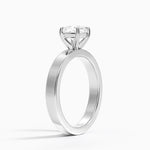 Peyton 3mm Solitaire Ring Platinum Cushion Engagement Ring