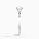 Peyton 3mm Solitaire Ring Platinum Cushion Engagement Ring