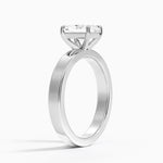 Peyton 3mm Solitaire Ring Platinum Radiant Engagement Ring