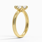 Esme 2.5mm Solitaire Ring Yellow Gold 18k Marquise Engagement Ring