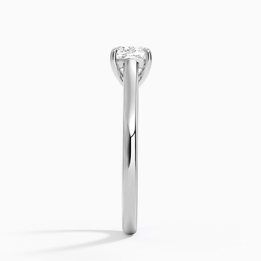 2mm Provence Solitaire Ring Platinum Cushion Engagement Ring