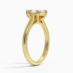 2mm Provence Solitaire Ring Yellow Gold 18k Marquise Engagement Ring