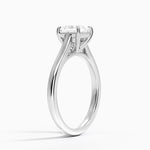 2mm Provence Solitaire Ring Platinum Princess Engagement Ring