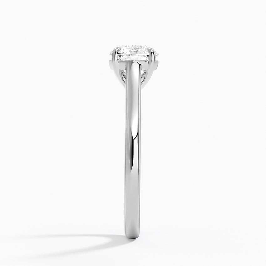 2mm Provence Solitaire Ring Platinum Round Engagement Ring