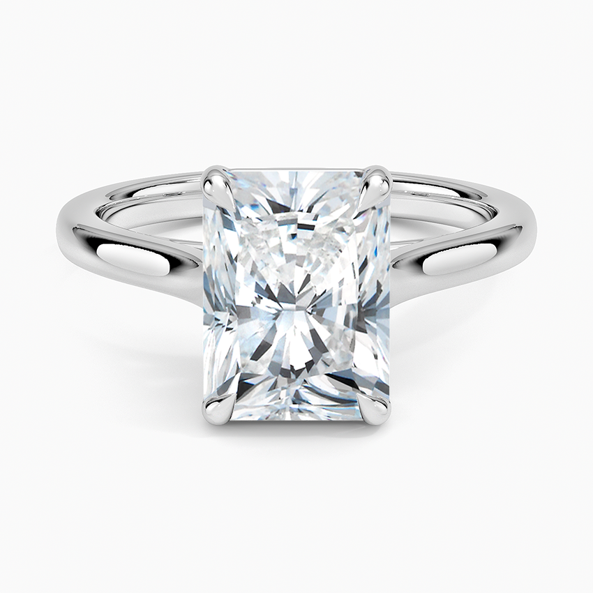 2mm Provence Solitaire Ring Platinum Radiant Engagement Ring
