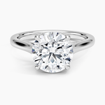 2mm Provence Solitaire Ring Platinum Round Engagement Ring