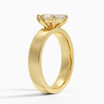 Peyton 4mm Solitaire Ring Yellow Gold 18k Marquise Engagement Ring