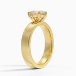 Peyton 4mm Solitaire Ring Yellow Gold 18k Pear Engagement Ring