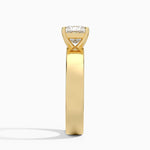 Peyton 4mm Solitaire Ring Yellow Gold 18k Princess Engagement Ring