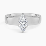 Peyton 4mm Solitaire Ring Platinum Marquise Engagement Ring