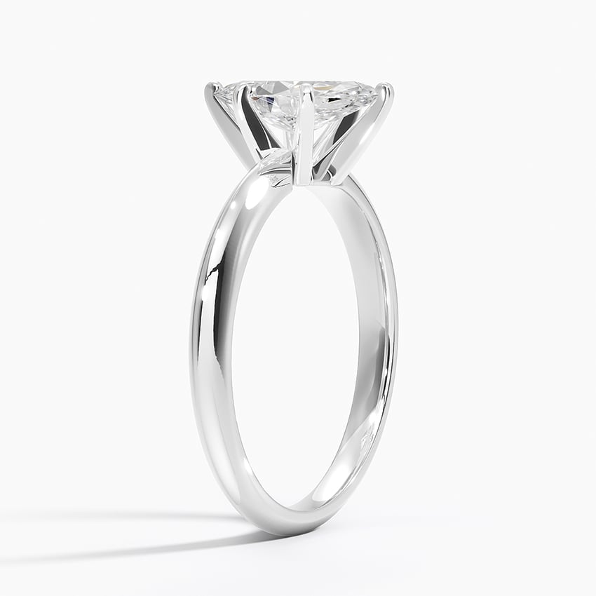 Classic Six-Prong Solitaire Ring Platinum Marquise Engagement Ring