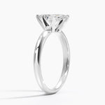 Classic Six-Prong Solitaire Ring Platinum Marquise Engagement Ring