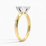 Classic Six-Prong Solitaire Ring Yellow Gold 18k Marquise Engagement Ring