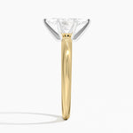 Classic Six-Prong Solitaire Ring Yellow Gold 18k Marquise Engagement Ring