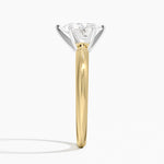 Classic Six-Prong Solitaire Ring Yellow Gold 18k Princess Engagement Ring