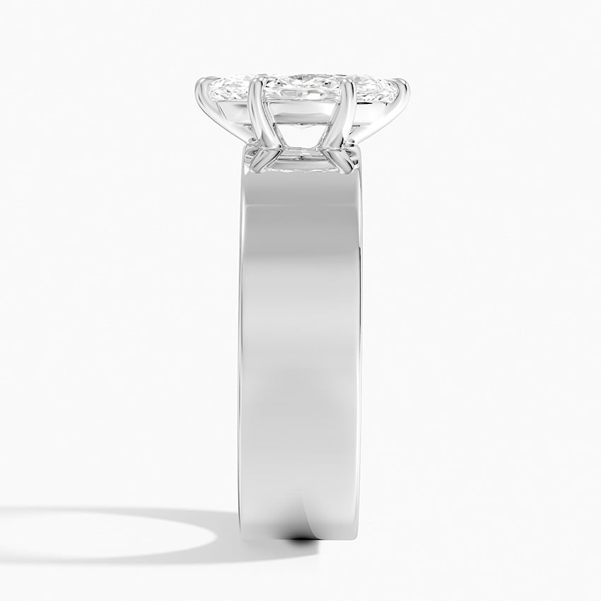 Peyton 6mm Solitaire Ring Platinum Marquise Engagement Ring