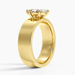 Peyton 6mm Solitaire Ring Yellow Gold 18k Marquise Engagement Ring