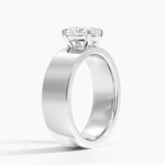 Peyton 6mm Solitaire Ring Platinum Oval Engagement Ring