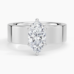 Peyton 6mm Solitaire Ring Platinum Marquise Engagement Ring