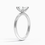 2mm Petite Elodie Perfect Fit Solitaire Ring Platinum Marquise Engagement Ring