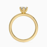 2mm Petite Elodie Perfect Fit Solitaire Ring Yellow Gold 18k Marquise Engagement Ring