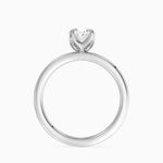 2mm Petite Elodie Perfect Fit Solitaire Ring Platinum Oval Engagement Ring