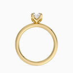 2mm Petite Elodie Perfect Fit Solitaire Ring Yellow Gold 18k Oval Engagement Ring