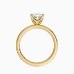 2mm Petite Elodie Perfect Fit Solitaire Ring Yellow Gold 18k Princess Engagement Ring