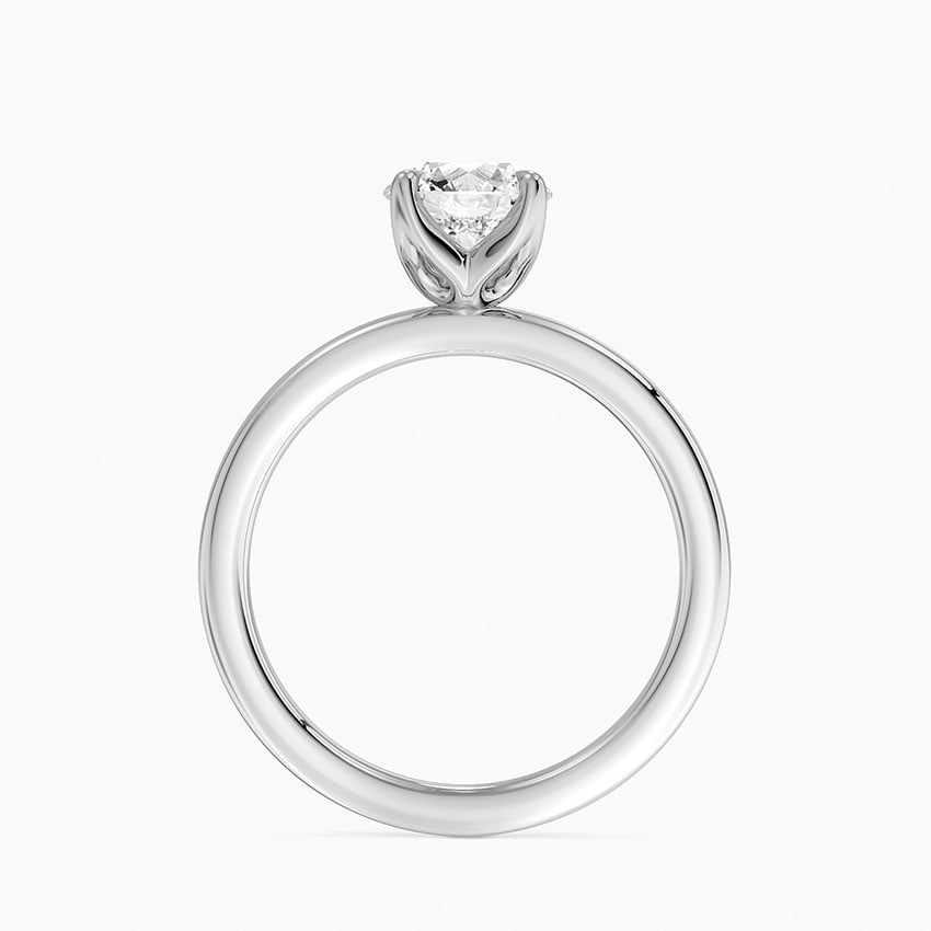 2mm Petite Elodie Perfect Fit Solitaire Ring Platinum Round Engagement Ring