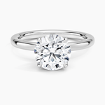 2mm Petite Elodie Perfect Fit Solitaire Ring Platinum Round Engagement Ring