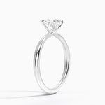 Freesia 2mm Solitaire Ring Platinum Cushion Engagement Ring