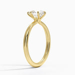 Freesia 2mm Solitaire Ring Yellow Gold 18k Pear Engagement Ring