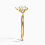 Freesia 2mm Solitaire Ring Yellow Gold 18k Pear Engagement Ring