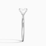 Freesia 2mm Solitaire Ring Platinum Princess Engagement Ring