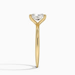 Freesia Six-Prong Solitaire Ring Yellow Gold 18k Radiant Engagement Ring