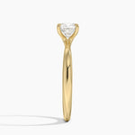 Freesia 2.7mm Solitaire Ring Yellow Gold 18k Cushion Engagement Ring