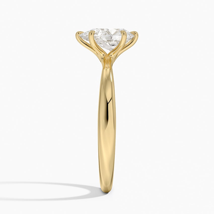 Freesia 2.7mm Solitaire Ring Yellow Gold 18k Pear Engagement Ring