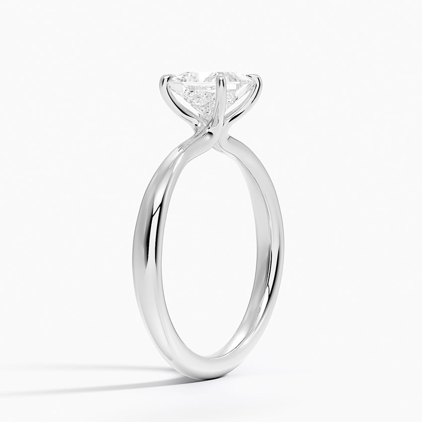 Freesia 2.7mm Solitaire Ring Platinum Princess Engagement Ring