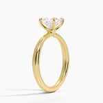 Freesia 2.7mm Solitaire Ring Yellow Gold 18k Princess Engagement Ring