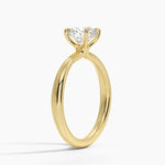 Freesia 2.7mm Solitaire Ring Yellow Gold 18k Round Engagement Ring