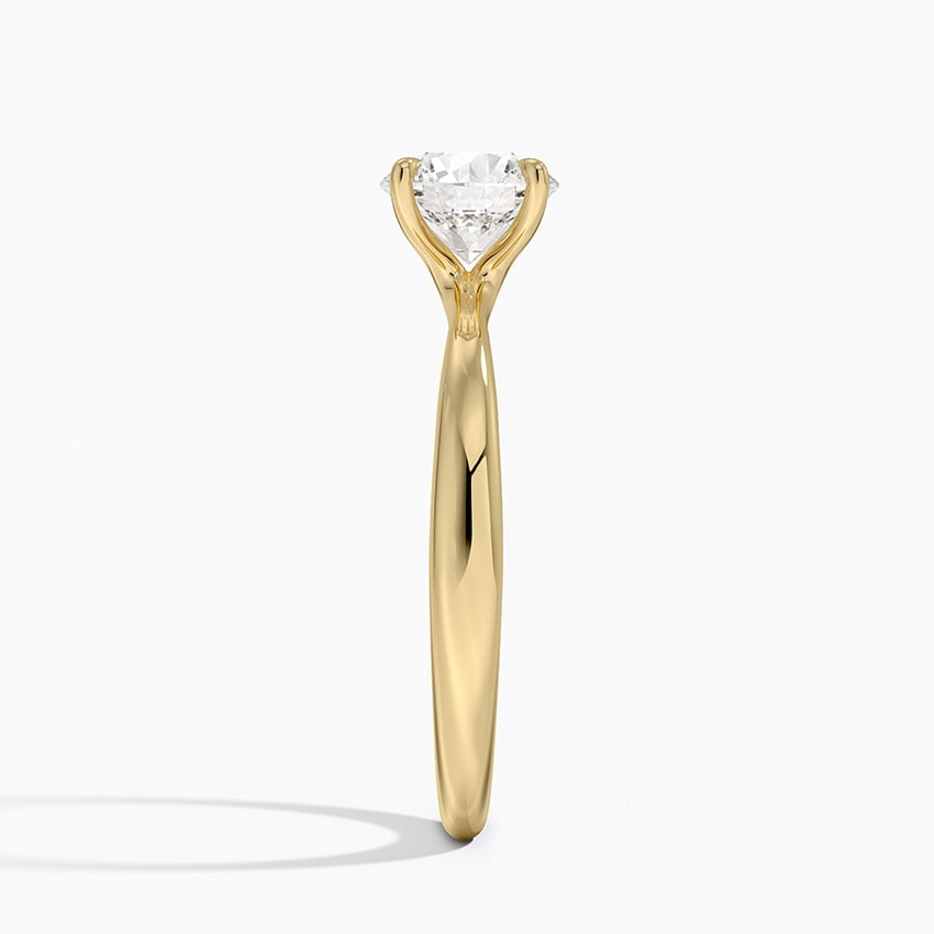 Freesia 2.7mm Solitaire Ring Yellow Gold 18k Round Engagement Ring