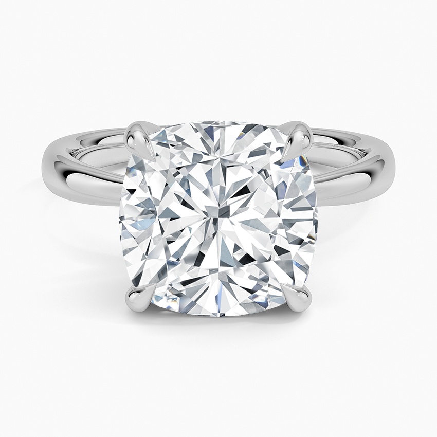 Freesia 2.7mm Solitaire Ring Platinum Cushion Engagement Ring