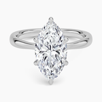 Freesia 2.7mm Solitaire Ring Platinum Marquise Engagement Ring