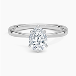 Freesia 2.7mm Solitaire Ring Platinum Pear Engagement Ring