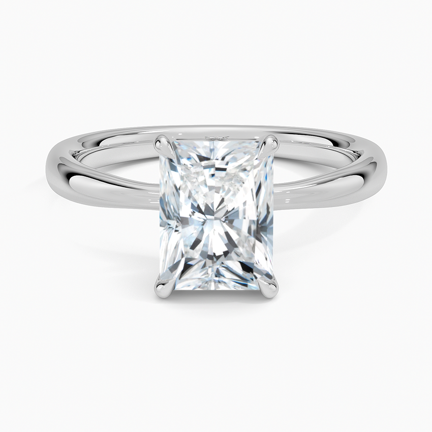 Freesia 2.7mm Solitaire Ring Platinum Radiant Engagement Ring