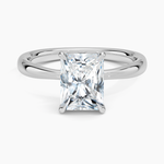 Freesia 2.7mm Solitaire Ring Platinum Radiant Engagement Ring
