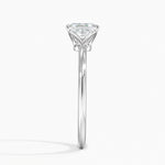 Aveline Solitaire Ring Platinum Asscher Engagement Ring